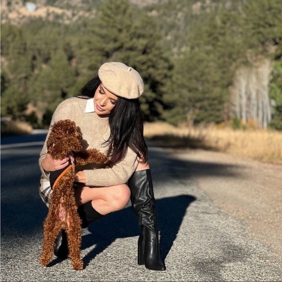 Classic Fall Plaid Wool Mix Bodycon Mini Skirt - Picture 3 of 7